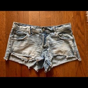 Free People jean shorts